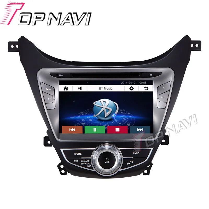 Автомобильный DVD плеер Topnavi 8 дюймов GPS для Hyundai Elantra/MD 2011 автомагнитола мультимедиа