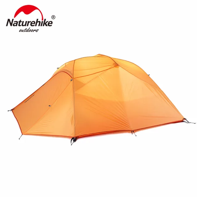 Best Offers Naturehike Ultralight Professional Backpacking Tent 3 Person Weatherproof Double Layer Tents Large Space for Outdoor Family Camp