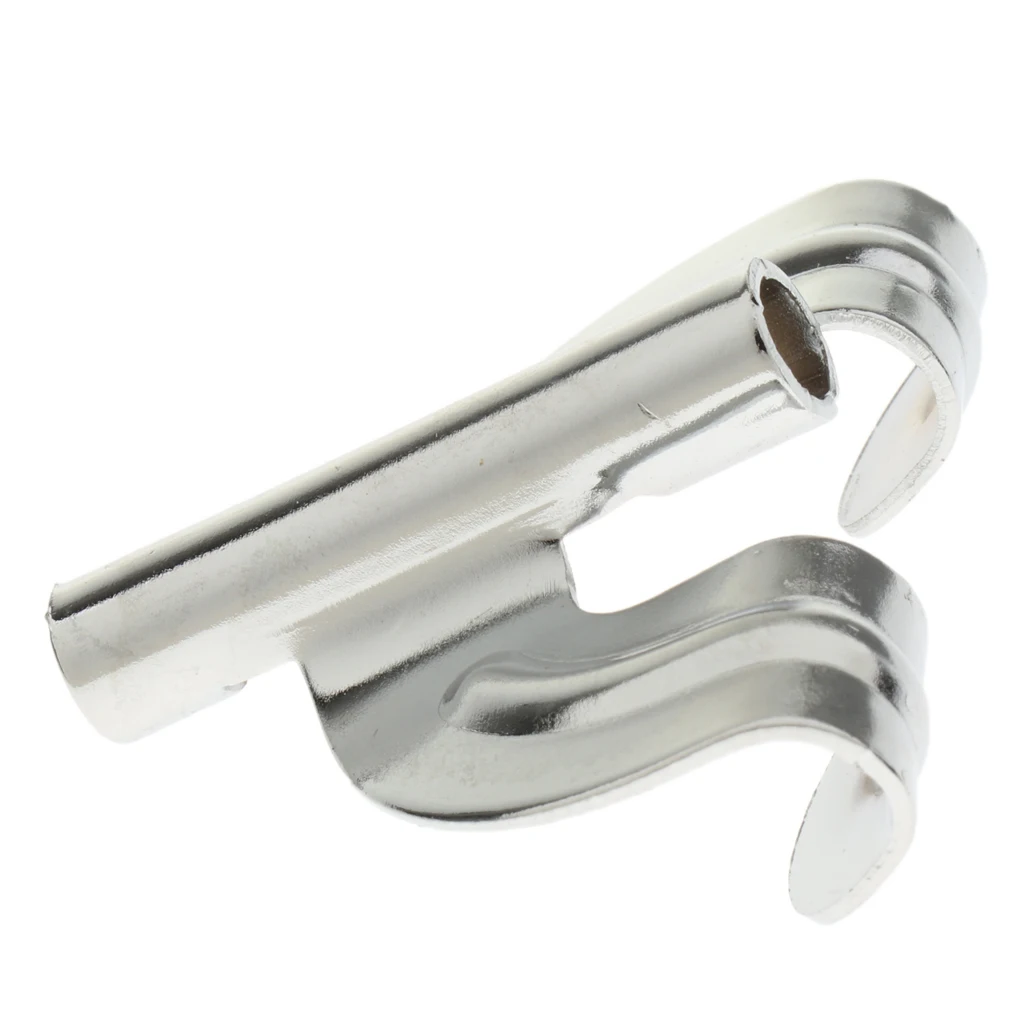 10 Pieces Drum Claw Hook Percussion Instrument Accessories  for Bass Drum Silver Black
