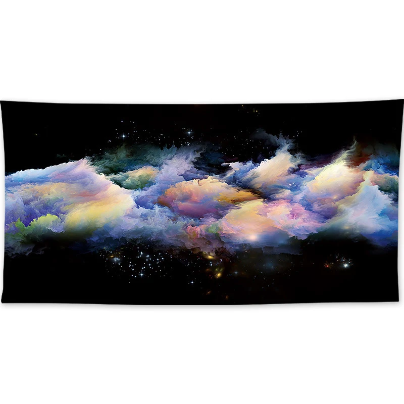 Retro Night Streetscape Printed Brushed Polyester Hanging Tapestry Quality Soft Livingroom Decor Wall Tapestry Bedroom Carpet