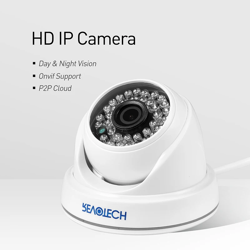 HD 1080P 36 LED ИК внутренняя IP камера 2.0MP купольная безопасности ONVIF ночное видение P2P