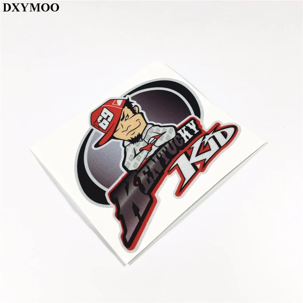 

12*11cm Car Stickers Nicky KID 69 Motorcycle Racing Helmet Auto Sticker Decals Reflective for Racer Hayden 69