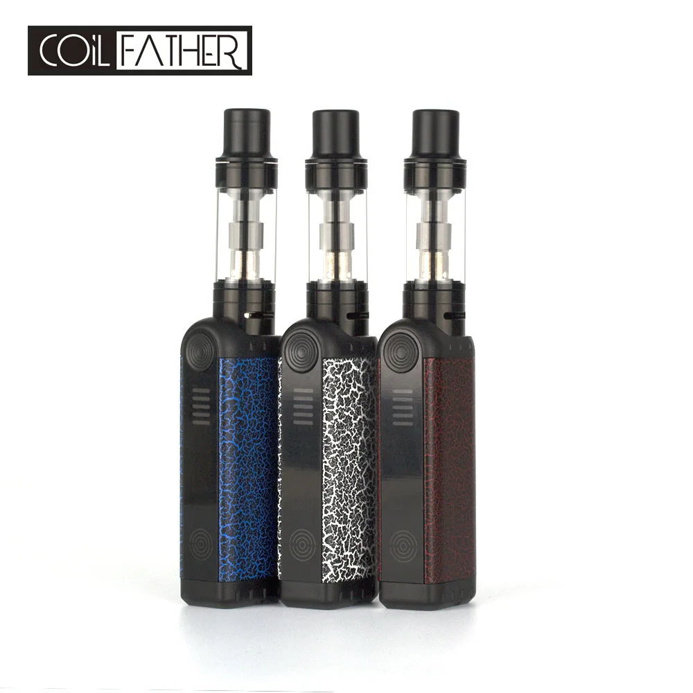 

Coil Father Turbine Mini Starter Kit 900mah Battery new Electronic Cigarette Vape Pen Kit with 2ml Tank 0.7ohm Coils vs Q16