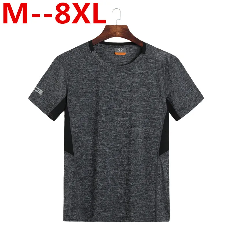 

10xl 8xl 6xl Summer New Fashion Brand Clothing Tshirt Men Solid Color Loose Fit Short Sleeve T Shirt Men O-neck Casual T-Shirts