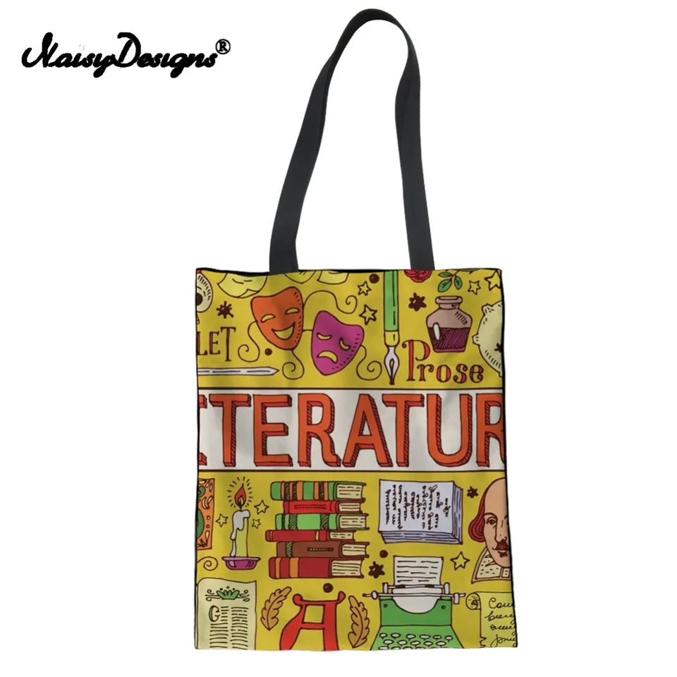 literary tote bags