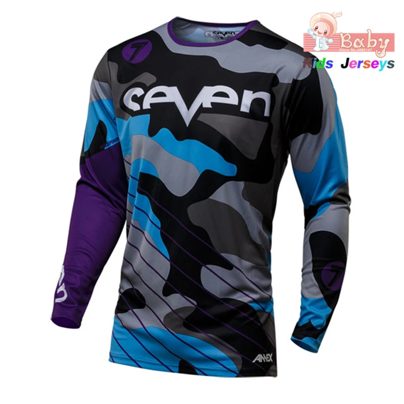 

2019 New Brand Kids Motocross Jersey Downhil Mountain Bike DH Shirt MX Motorcycle Clothing Ropa for Boys Quick Dry MTB T-Shirts