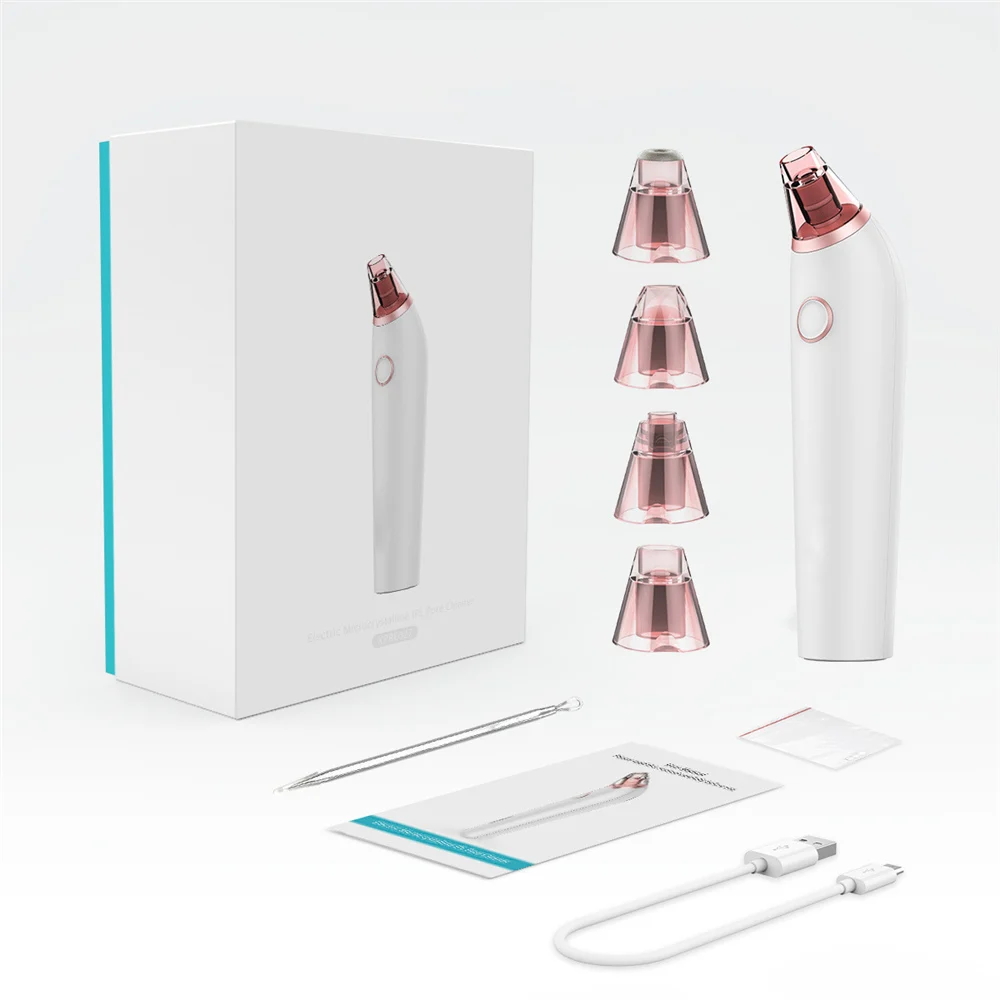 

Blackhead Acne Vacuum Remover Instrument Pore Cleaning Cosmetology Apparatus Set