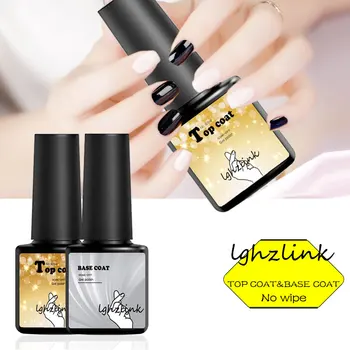 

Gel top coat Base and Top Coat Gel Nail Polish UV 8ml Transparent Soak Off Primer Gel Polish Gel Lacquer Nail Art Manicure