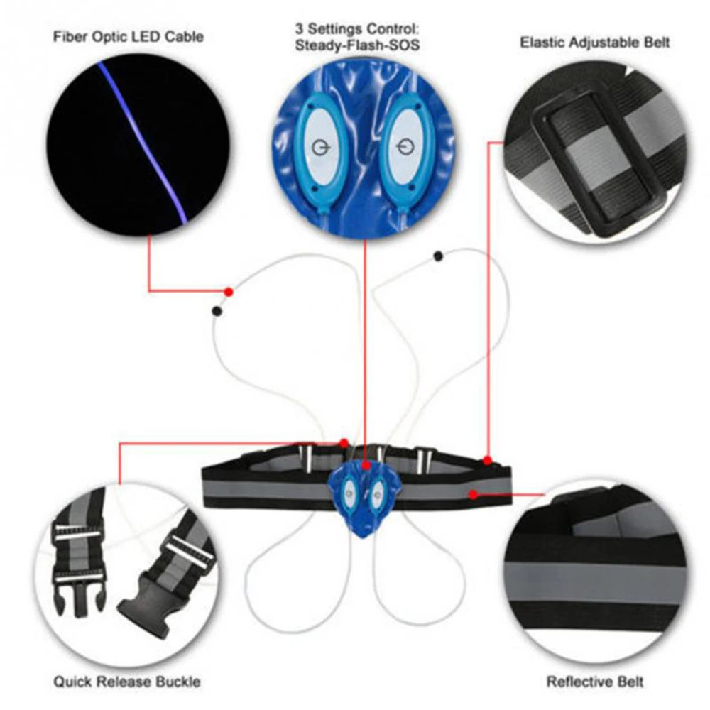 Discount LED Bike Light Vest For Outdoor Sports Cycling Fishing Safety Protective Vests Bike Bicycle Light Night Riding Running Jogging 9 Discount LED Bike Light Vest For Outdoor Sports Cycling Fishing Safety Protective Vests Bike Bicycle Light Night Riding Running Jogging 9