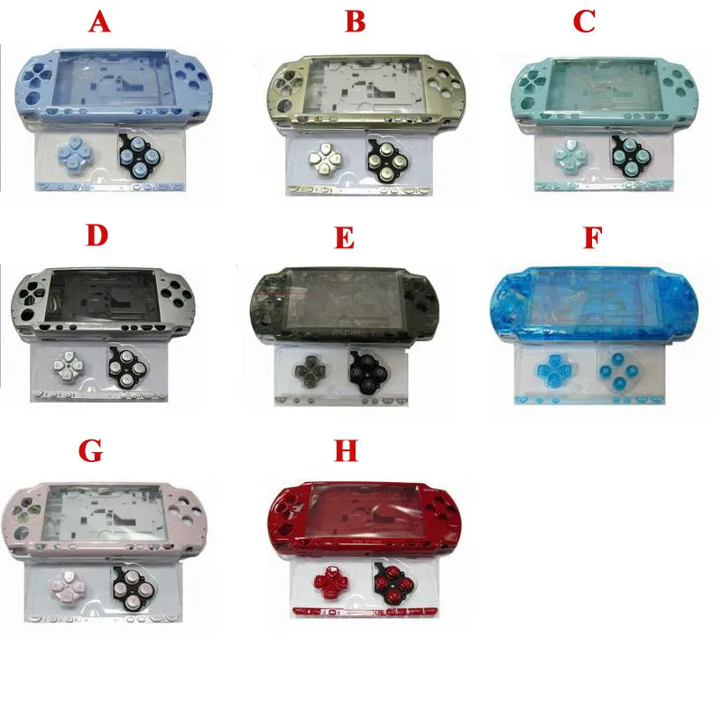 

For PSP2000 PSP 2000 Old Version Game Console replacement full housing shell cover case with buttons kit