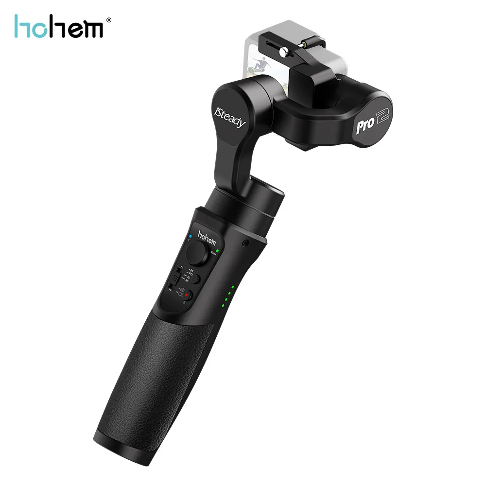 

hohem iSteady Pro 2 Upgraded 3-Axis Handheld Action Camera Stabilizer Splash APP Proof Remote Control for GoPro Hero 7/6/5/4/3
