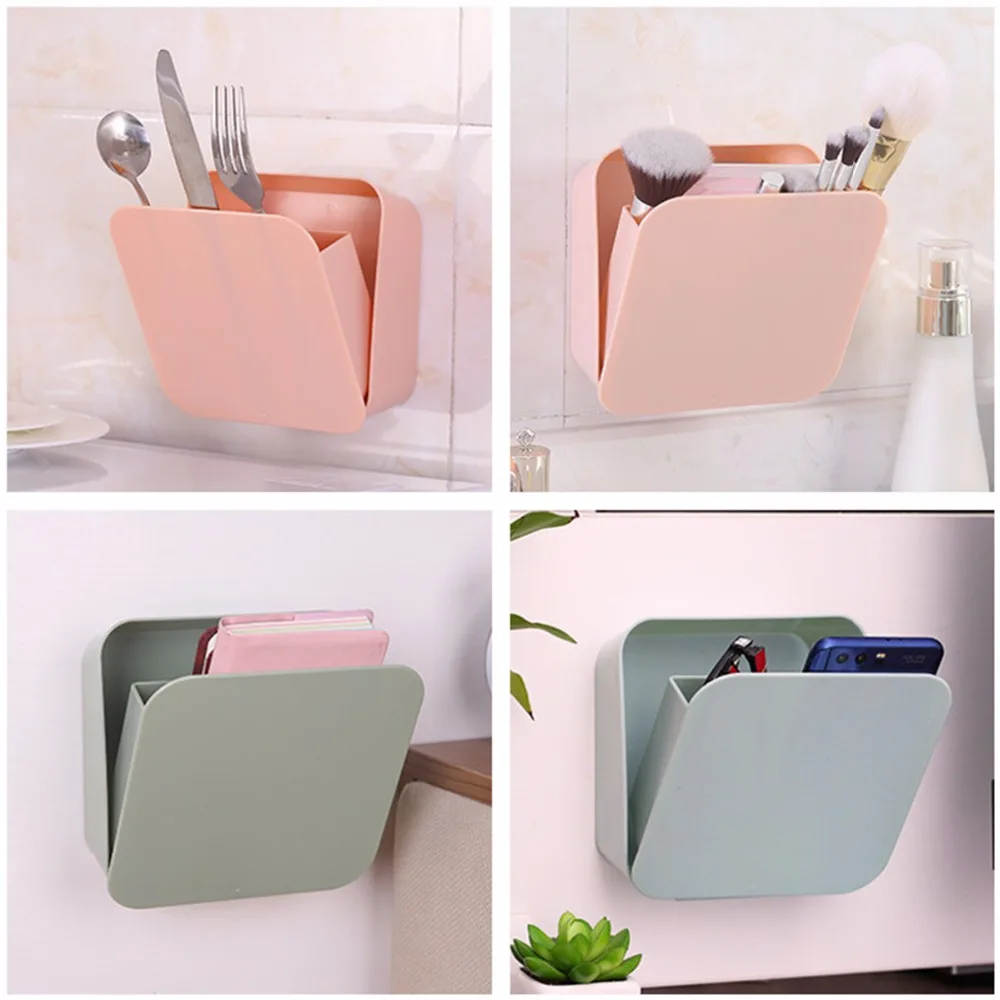 Nosii Waterproof Sealed Bathroom Shelf Storage Box Wall Mount Holder ...