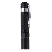 Hot Sale A1 Super Mini LED Flashlight Zoom Focus Portable 300LM LED Lamp Clip Penlight Flashlight Torch AAA Battery