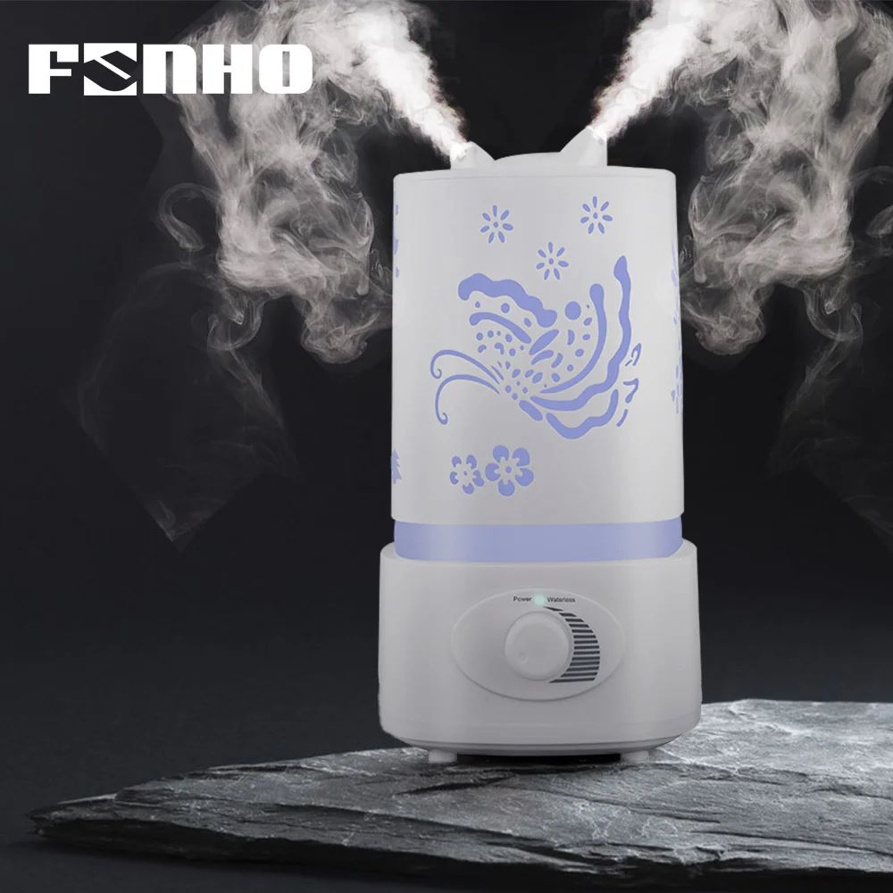 

FUNHO 1500ml Air Humidifier Essential Oil Aroma Difusor 7 Color Change LED Lamp Humificador Aromaterapia For Home and Office