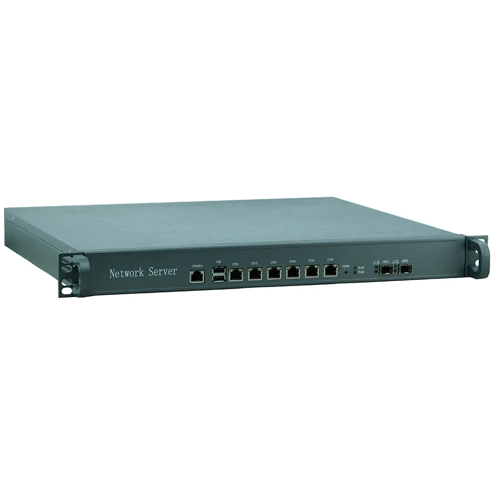 1U 6 Intel Lan 82580DB SFP Оптическое волокно Intel H76 чипсет процессор брандмауэр 1U маршрутизатор OEM волокно гигабитный маршрутизатор i7 3770