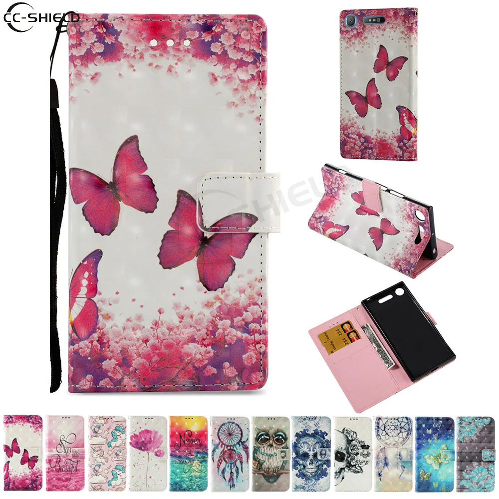 

Case for Sony Xperia XZ1 Dual G8342 G8341 Flip Case Phone Leather Cover for Sony XperiaXZ1 SO-01K SOV36 701SO Wallet Bag Housing
