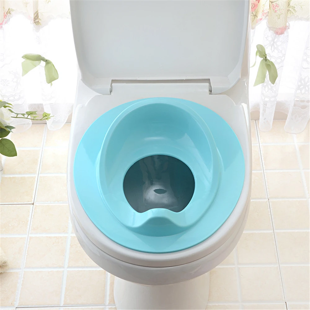Удобный и практичный, чтобы предотвратить скольжение детей детский туалет A1645-green