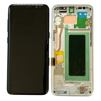 

S8 LCD with Frame Replacement for SAMSUNG Galaxy S8 G950 G950F Display S8 Plus G955 G955F Touch Screen Digitizer
