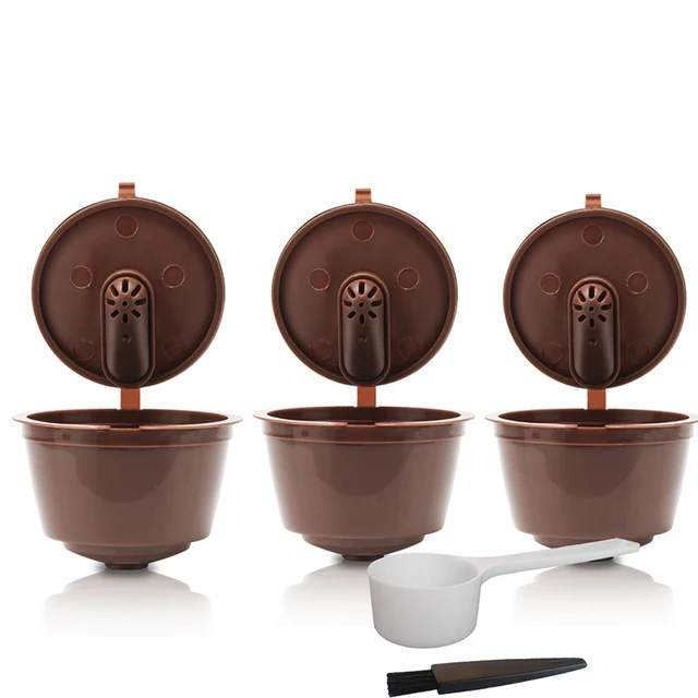 Best Offers 3PCS Refillable Coffee Capsule Pod for Nescafe Dolce Gusto Machine Reusable Tool Best Offers 3PCS Refillable Coffee Capsule Pod for Nescafe Dolce Gusto Machine Reusable Tool