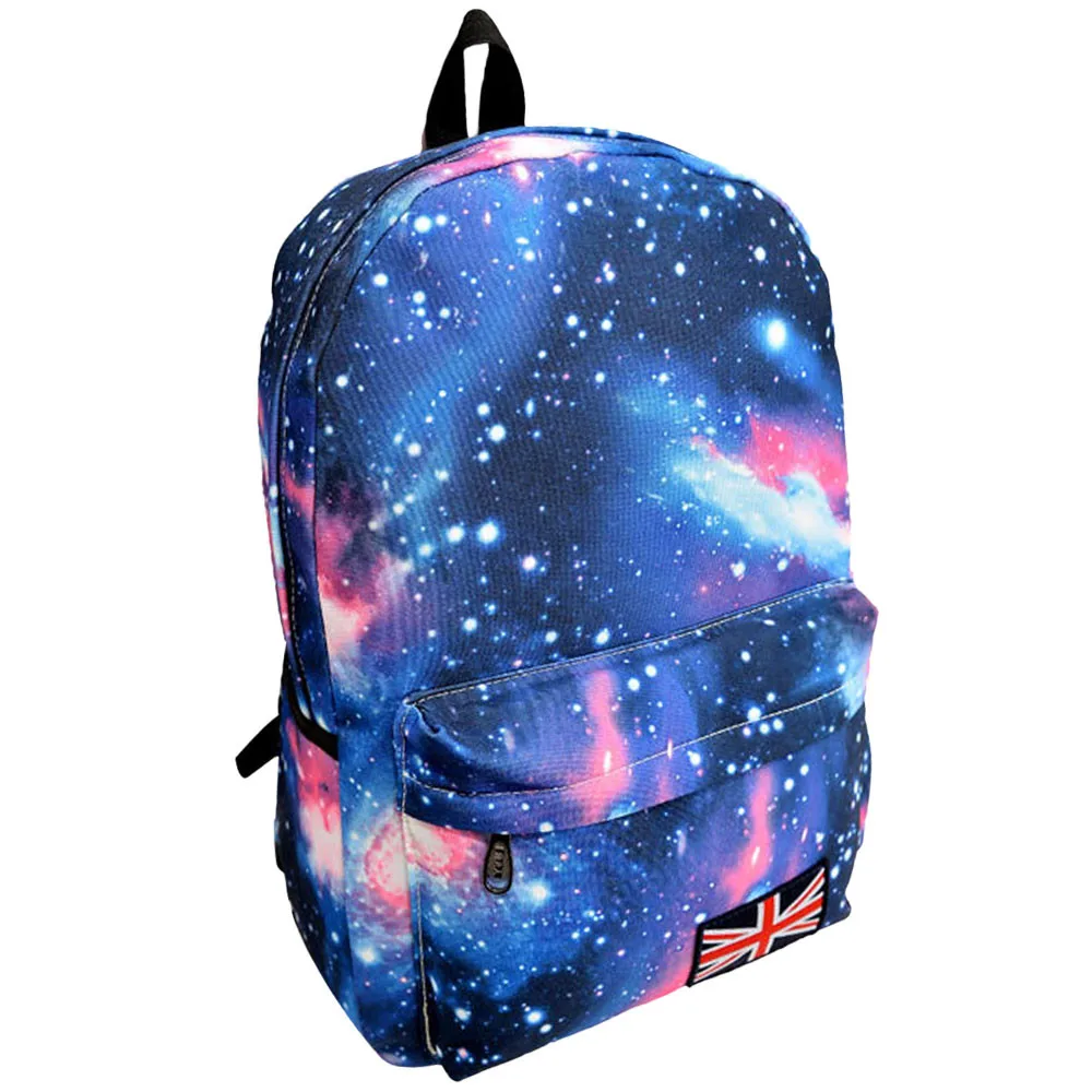 New Fashion Women Bag Galaxy Pattern Printed Backpack Unisex Travel Canvas Leisure Bags School Female Crossbody | Багаж и сумки