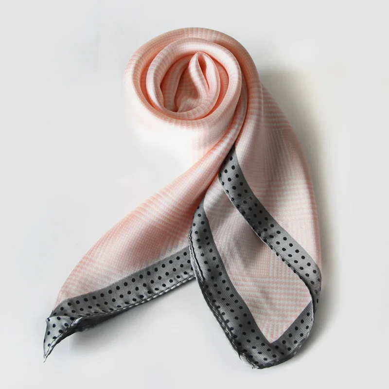 6patterns Square Collar Scarf for Women Head Bandage Silk-like Cachecol Female Bag Decoration Satin Hair Handkerchief 6patterns Square Collar Scarf for Women Head Bandage Silk-like Cachecol Female Bag Decoration Satin Hair Handkerchief