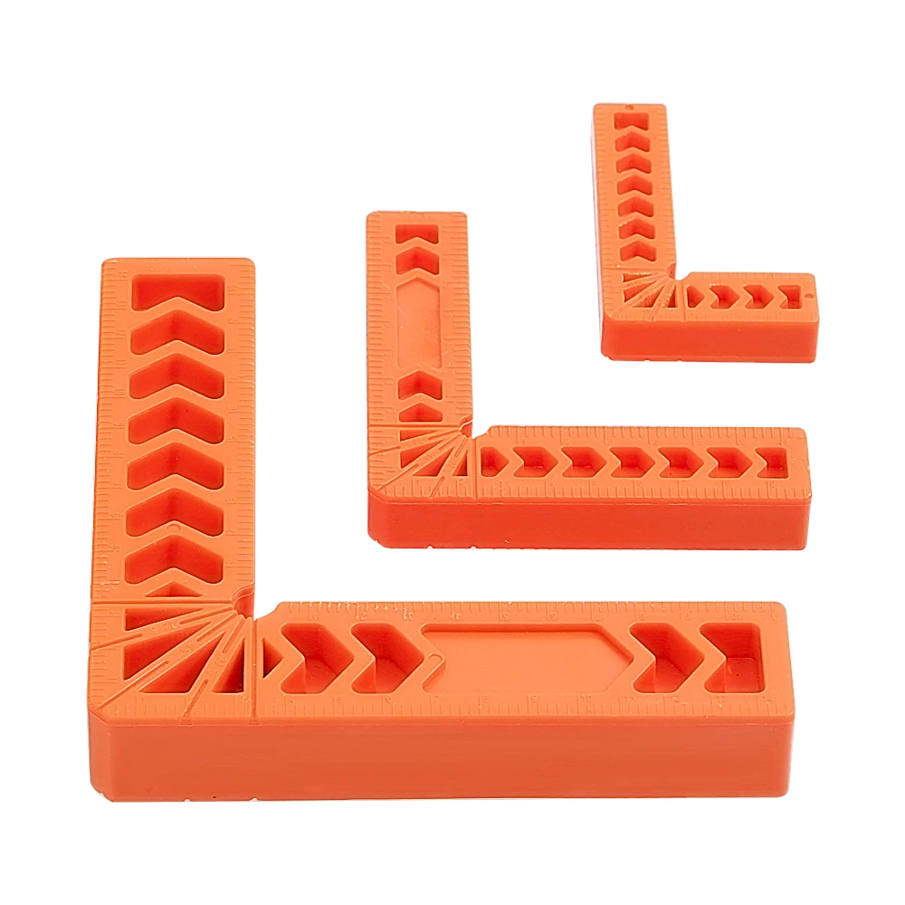 

NICEYARD 3" 4" 6" Carpentry Right Angle Ruler Angle Measuring Tool Right Angle Locator Assist Positioning Tool Square Ruler