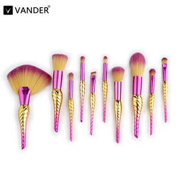 

Professional Soft 10pcs Makeup Brushes Set Beauty Cosmetic Foundation Make Up Beauty Eyeshadow Blush Blending pinceaux maquiagem