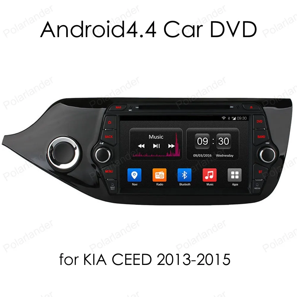 Excellent 2 din Android 4.4 car dvd player for KIA CEED 2013-2015 Quad Core 8 inch 1024*600 screen car stereo radio 0