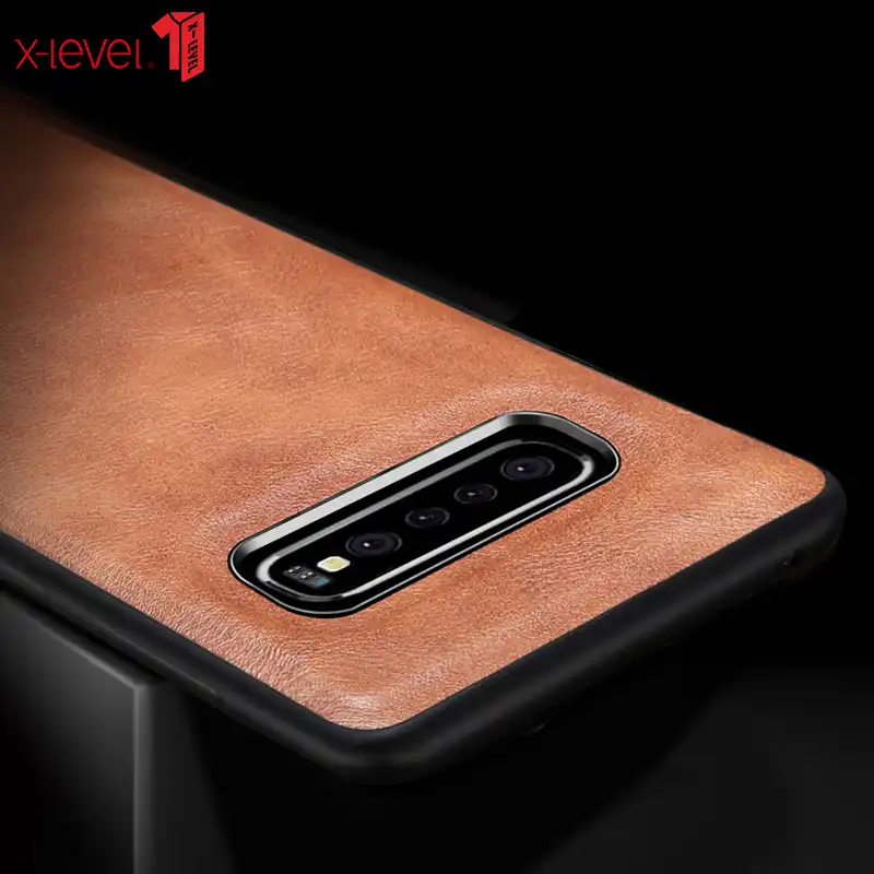 Кожаный чехол X Level для Samsung Galaxy S20 S10 S10E S9 Note 9 10 Plus чехлы оригинальный роскошный