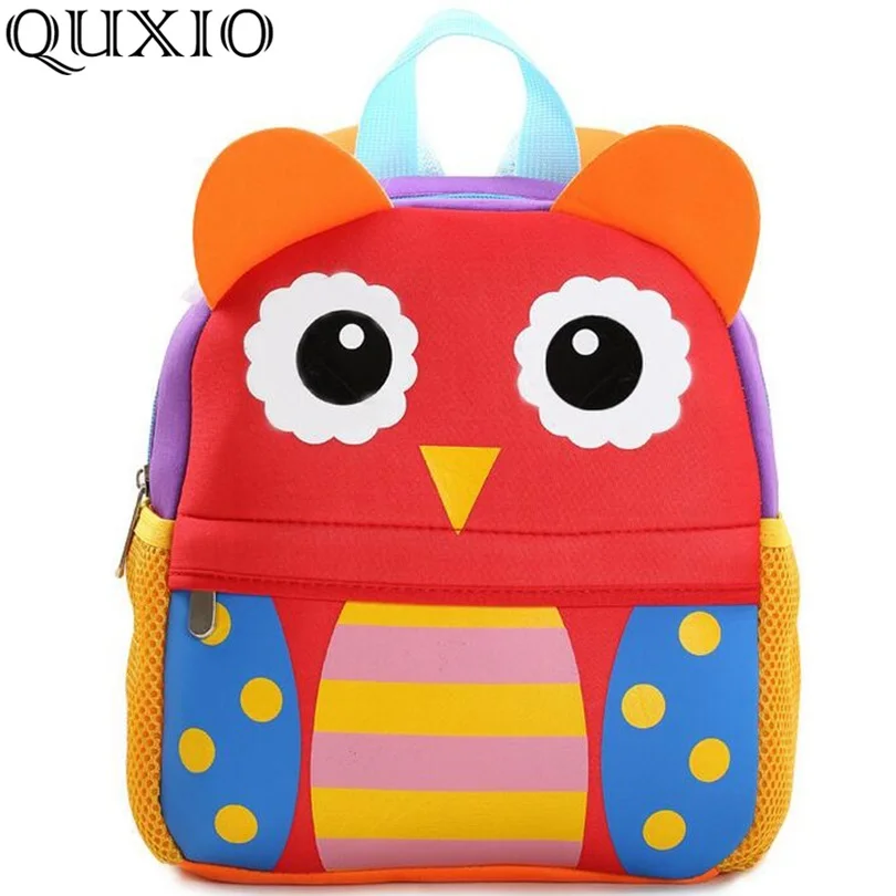 Fashion Children Animal Carton Backpack Cute Style Baby Backpack For