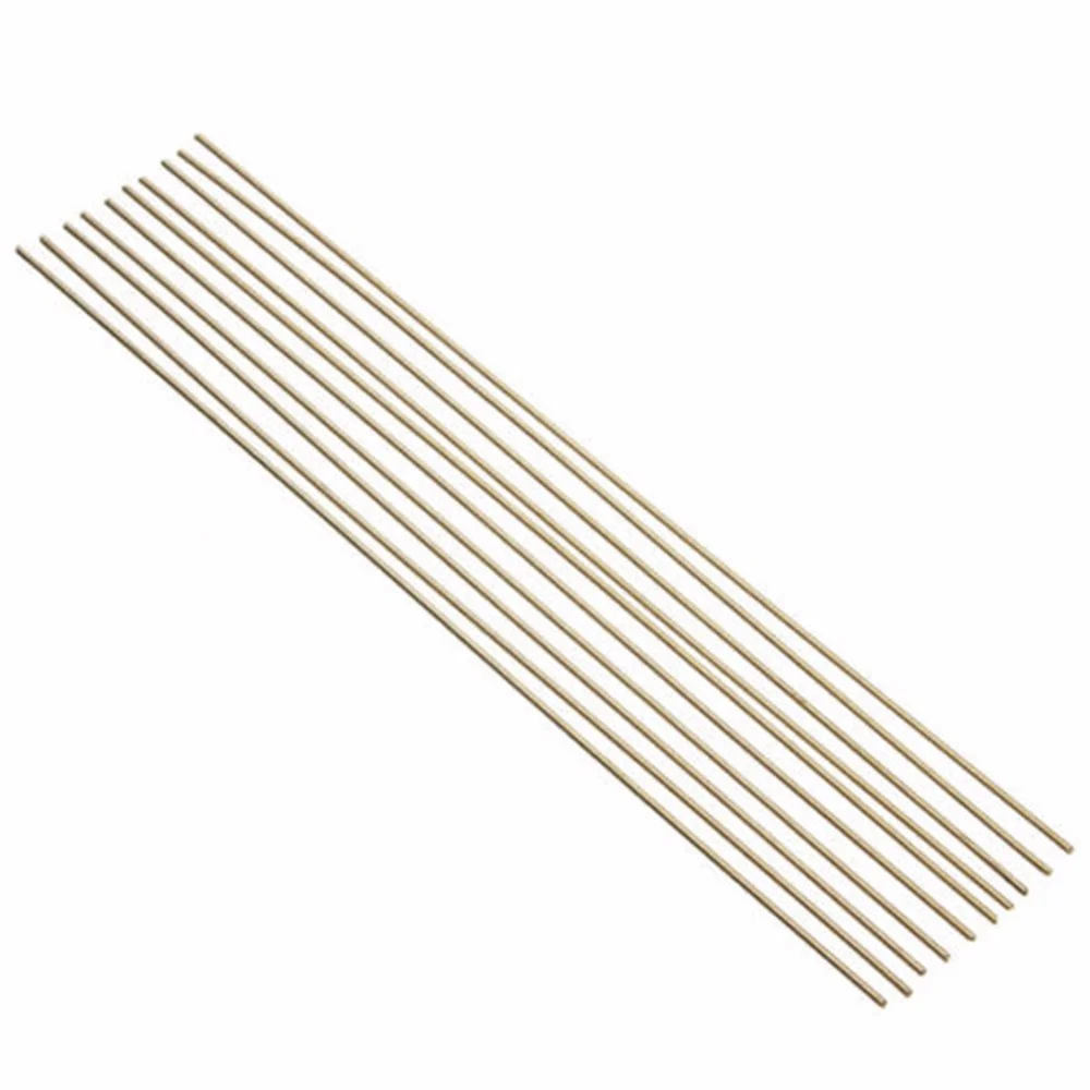 10pcs 1.6x250mm Brass Rods Wires Sticks For Repair Welding Brazing Soldering welding rods welding wire tin solder rod