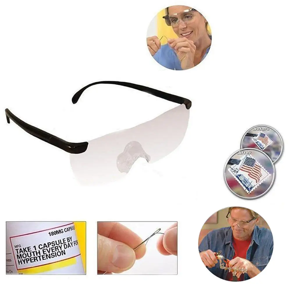 Seemfly 250 градусов очки для чтения лупа увеличительное портативные пресбиопические очки мужские и женские подарок для родителей очки