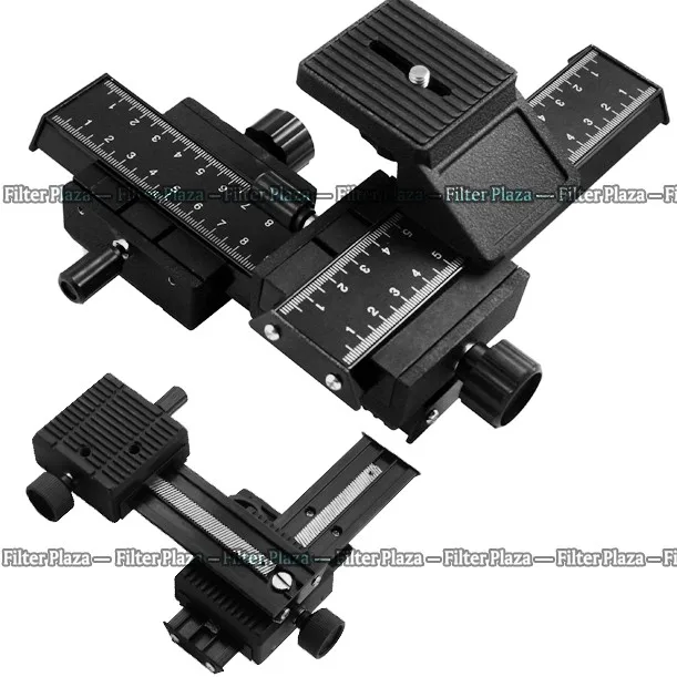 

PRO 4-Way Macro Focusing Rail Slider For Caon Nikon Sony D-SLR Close-up Shooting
