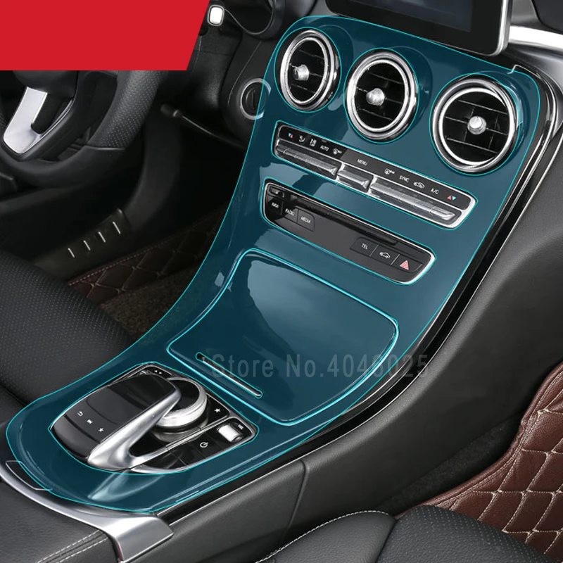 Для Mercedes Benz W205 C Class C200L C180L прозрачная рекламная пленка из ТПУ наклейка для mercedes