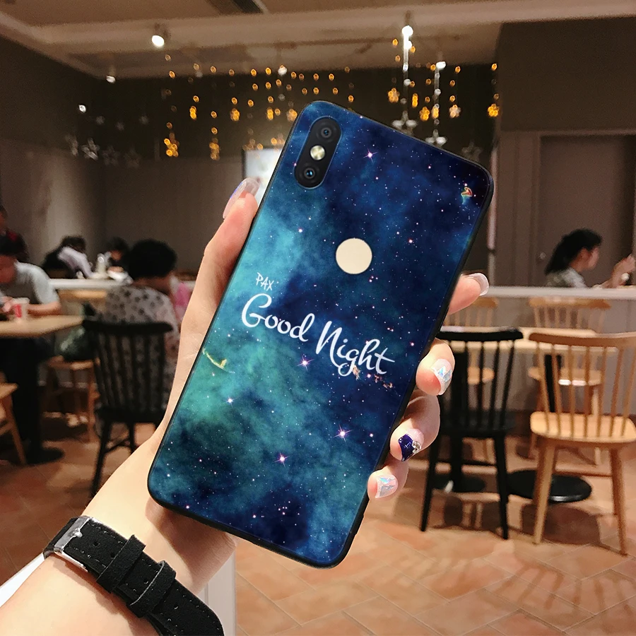 WAIDM for Xiaomi Redmi S2 case cover Cartoon Soft Silicone cover on for xiaomi Redmi S2 tpu Phone case