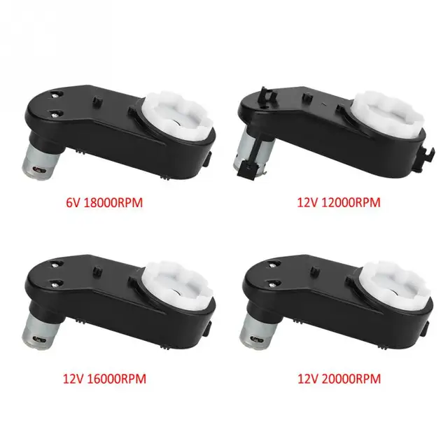 Rs390 Electric Motor Gearbox 6v 12v 12000 20000rpm Car Gear Box For Rs390 Electric Motor Gearbox 6v 12v 12000 20000rpm Car Gear Box For Kids Toy