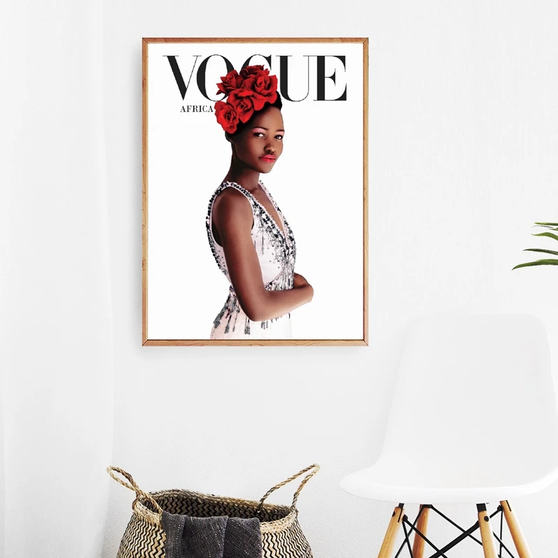 retro vogue poster print living room decor