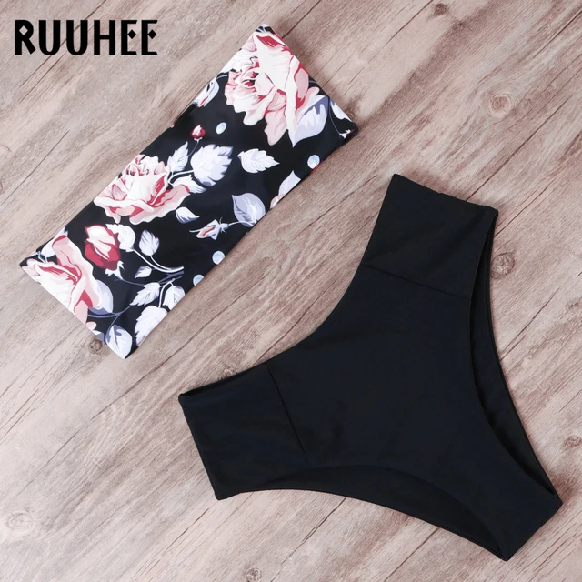 {Excellent|Wonderfull|Very Good|Very Recommended} RUUHEE Bandage Bikini Swimwear Women Swimsuit High Waist Bikini Set 2019 Bathing Suit Push Up Maillot De Bain Femme Beachwear Best Price