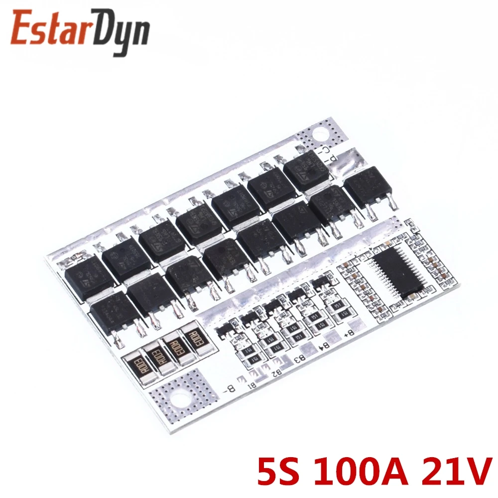 

21V 100A 5S BMS Li-ion LMO Ternary Lithium Battery Protection Circuit Board