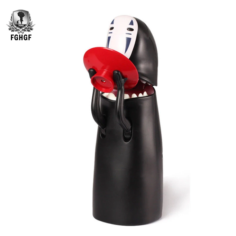  Cartoon No-face Man Funny Money Box Spirited Coin Piggy Bank Special Children Musical Eat Coins Mon