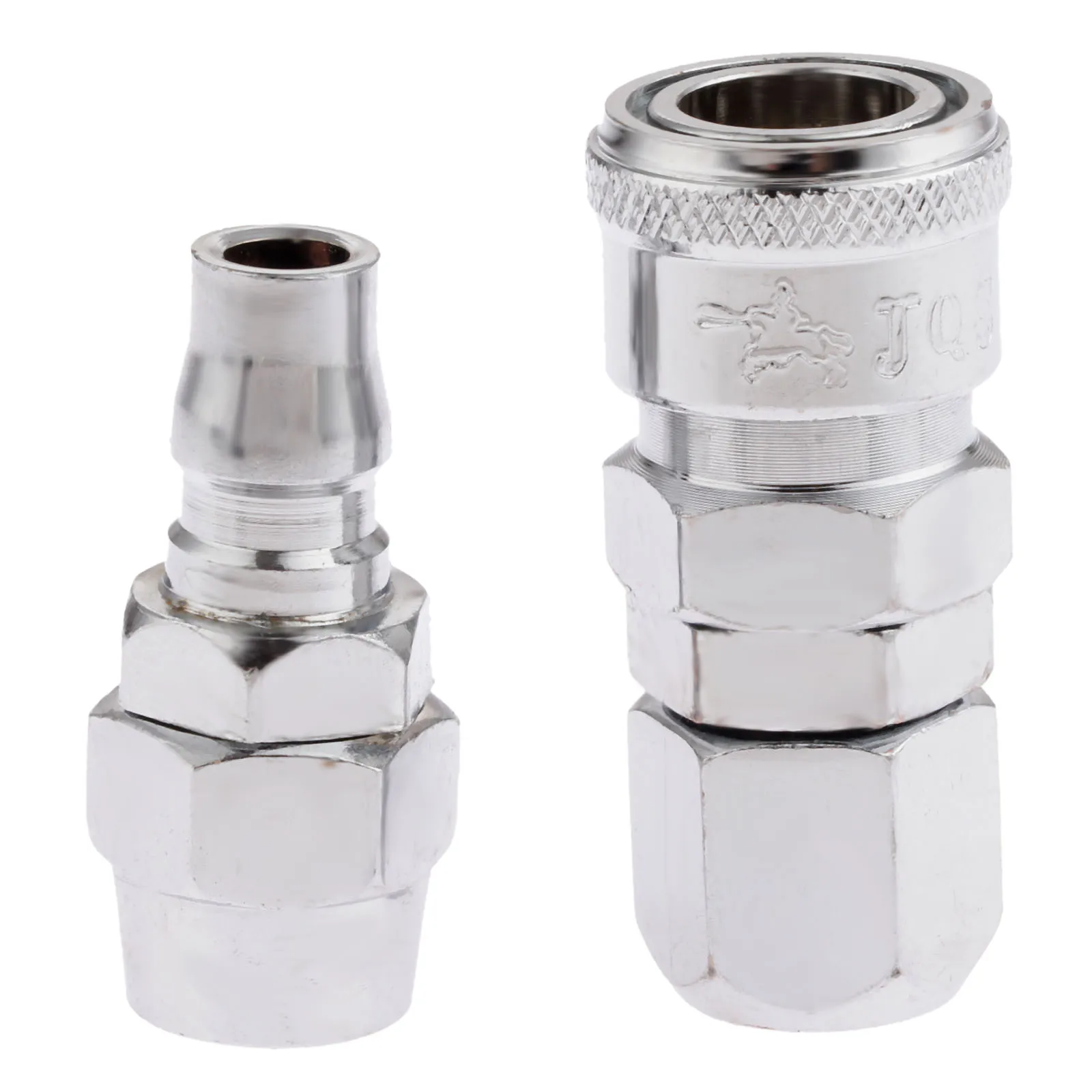 2Pcs Pneumatic Fitting Quick Release Female Coupler & Male
