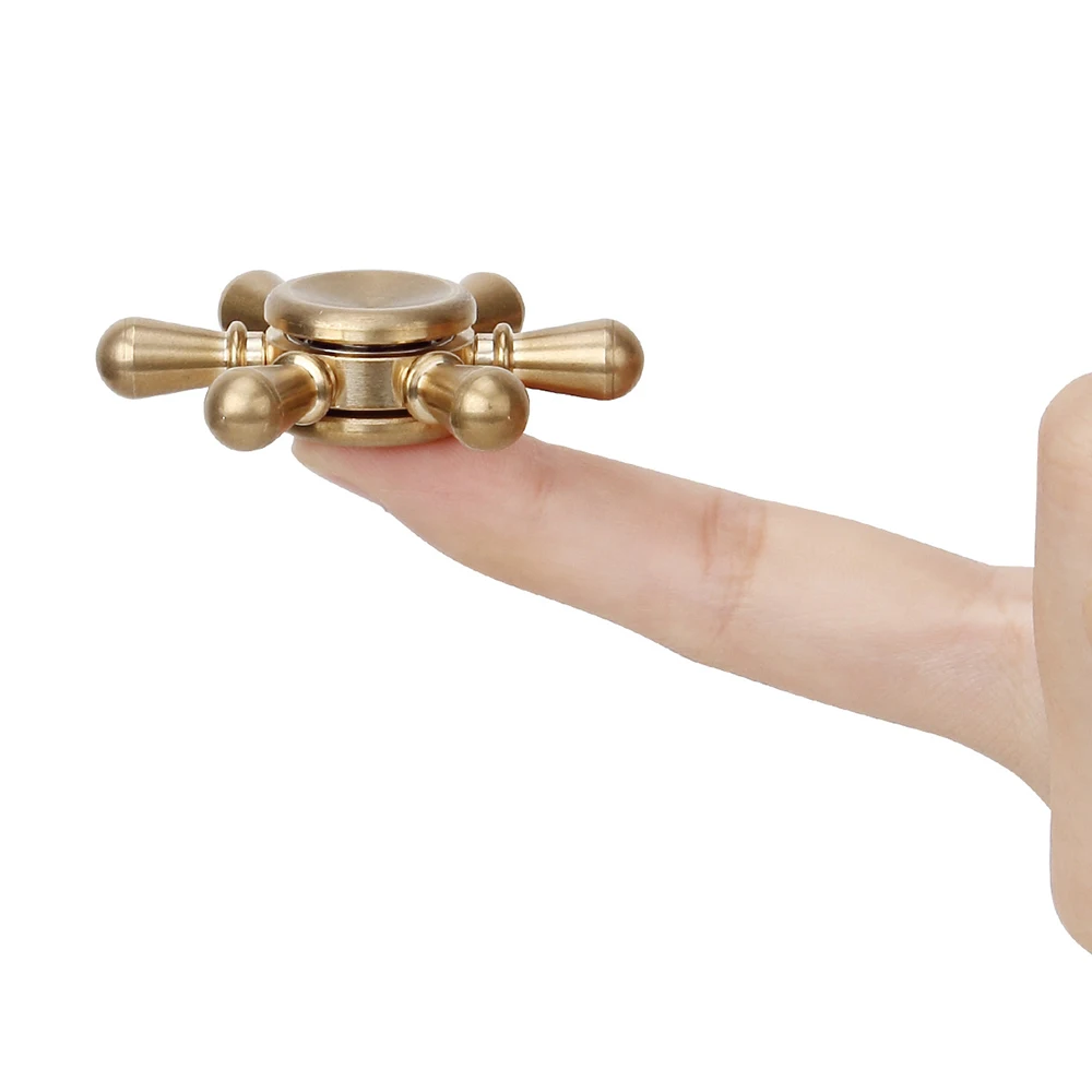 DODOELEPHANT Finger латунный Спиннер для аутистов ADHD EDC Focus Spinner тревога снятие стресса