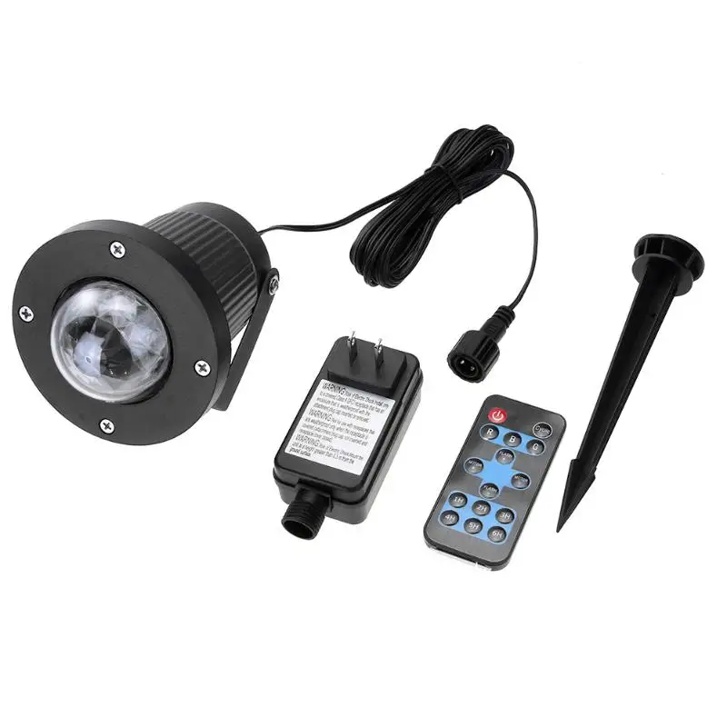 

Outdoor Christmas Decoration Lights Remote Control LED Magic Ball Light Colorful waterproof rotating Lamps