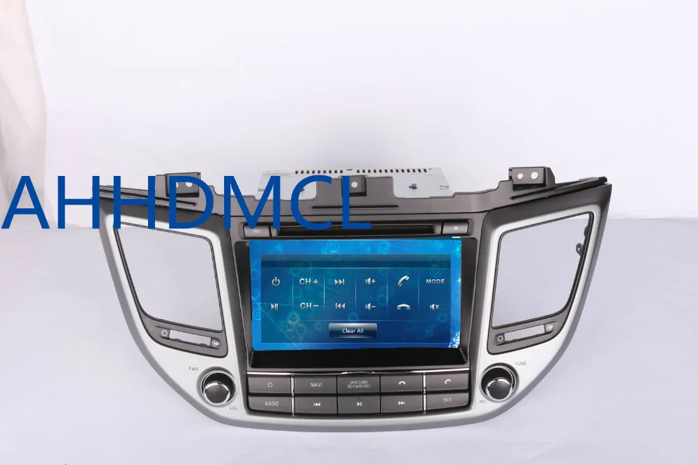 Excellent AHHDMCL Car Multimedia Player DVD Radio Stereo Audio GPS Navigation For Hyundai IX35 Tucson Right Hand Drive 2015 2016 2017 3