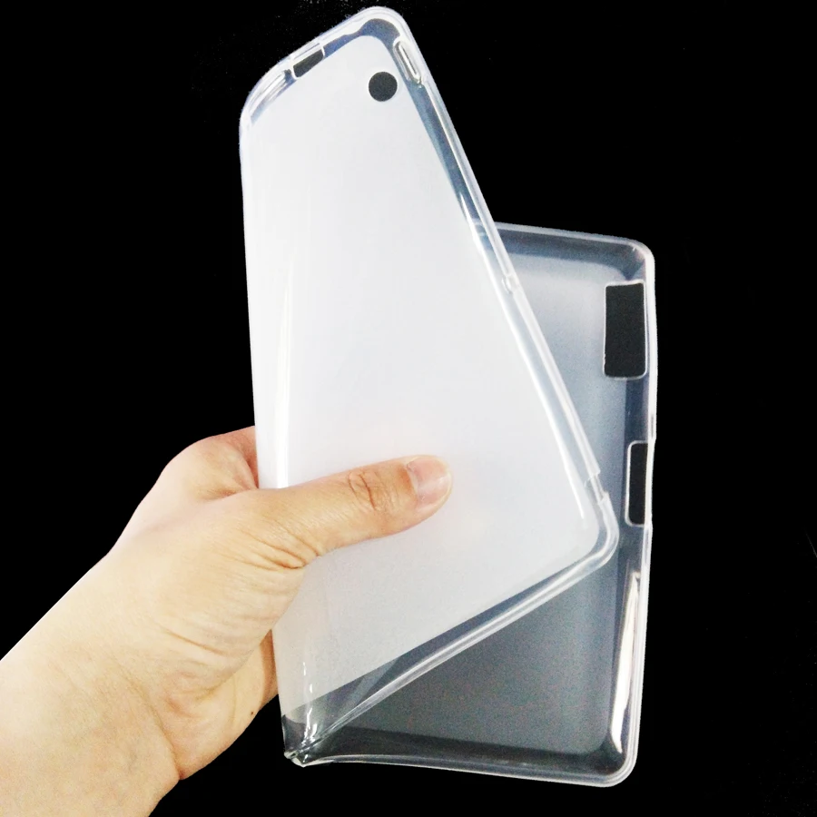 

Case For ipad 4/3/2 Soft TPU Rubber Cover for ipad4 Semi transparent protective shell for ipad3 silicone Back case for ipad 2
