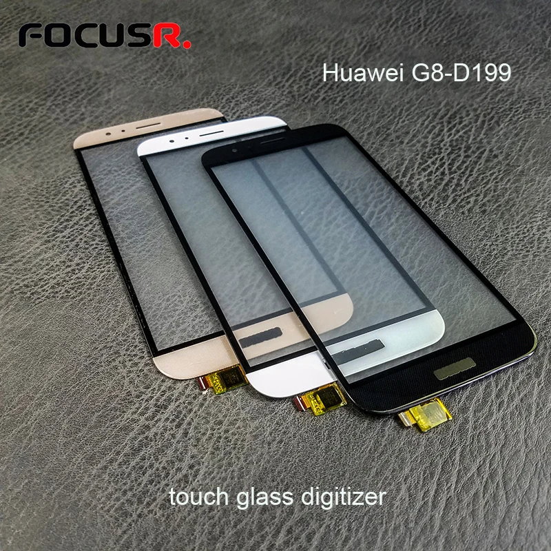 

FOCUSR. LCD Touch Screen Sensor Digitizer Glass Panel Replacement For Huawei G8/D199