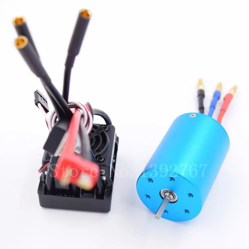 Водонепроницаемый 50A ESC 37017(03307) 107051 (03302) 3650 бесщеточный 540 мотор для автомобилей 1/10