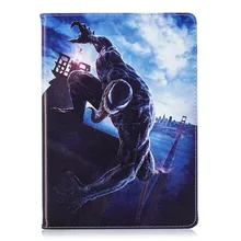 Venom cartoon shell for Apple ipad mini 1 2 3 automatic sleep wake up flip support PU leather case cover protective cover
