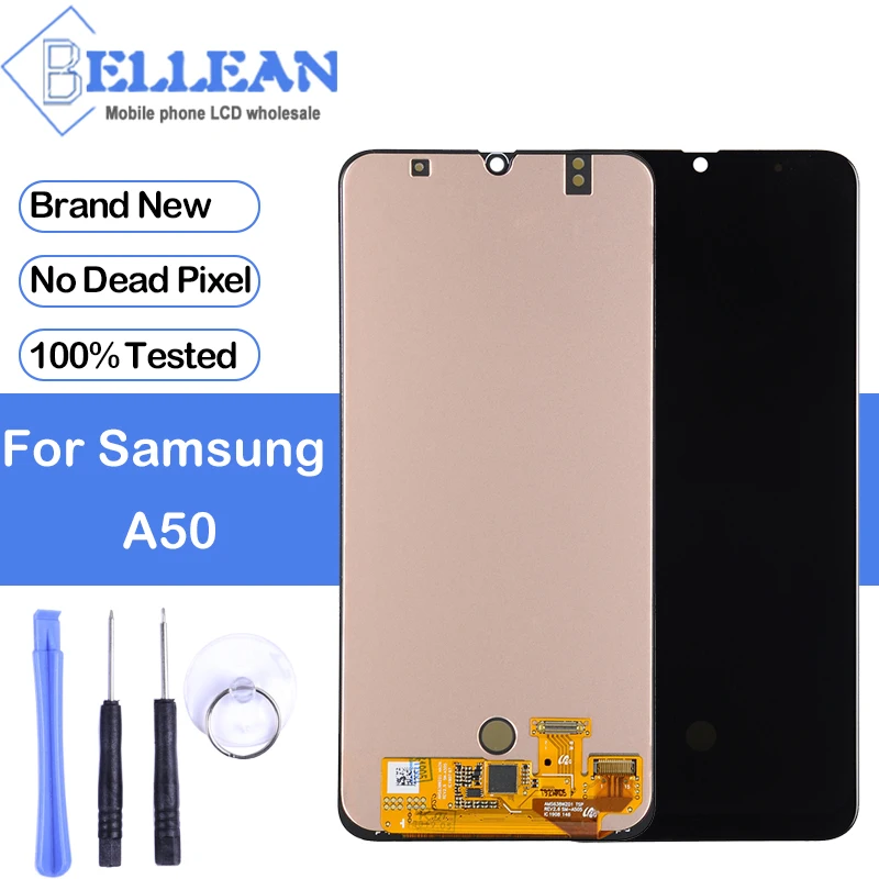 

Dinamico Original Display For Samsung Galaxy A50 Lcd A505F A505FD Display Touch Screen Digitizer Assembly A505 LCD With Frame