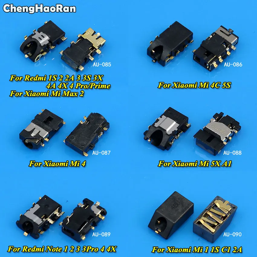 

ChengHaoRan 1Piece Earphone Headphone Audio Jack For Xiaomi Redmi 1S 2 2A 3 3S 3X pro 4 4A Redmi Note 1 2 3 4 4X/Mi 4 4C 5S 5X